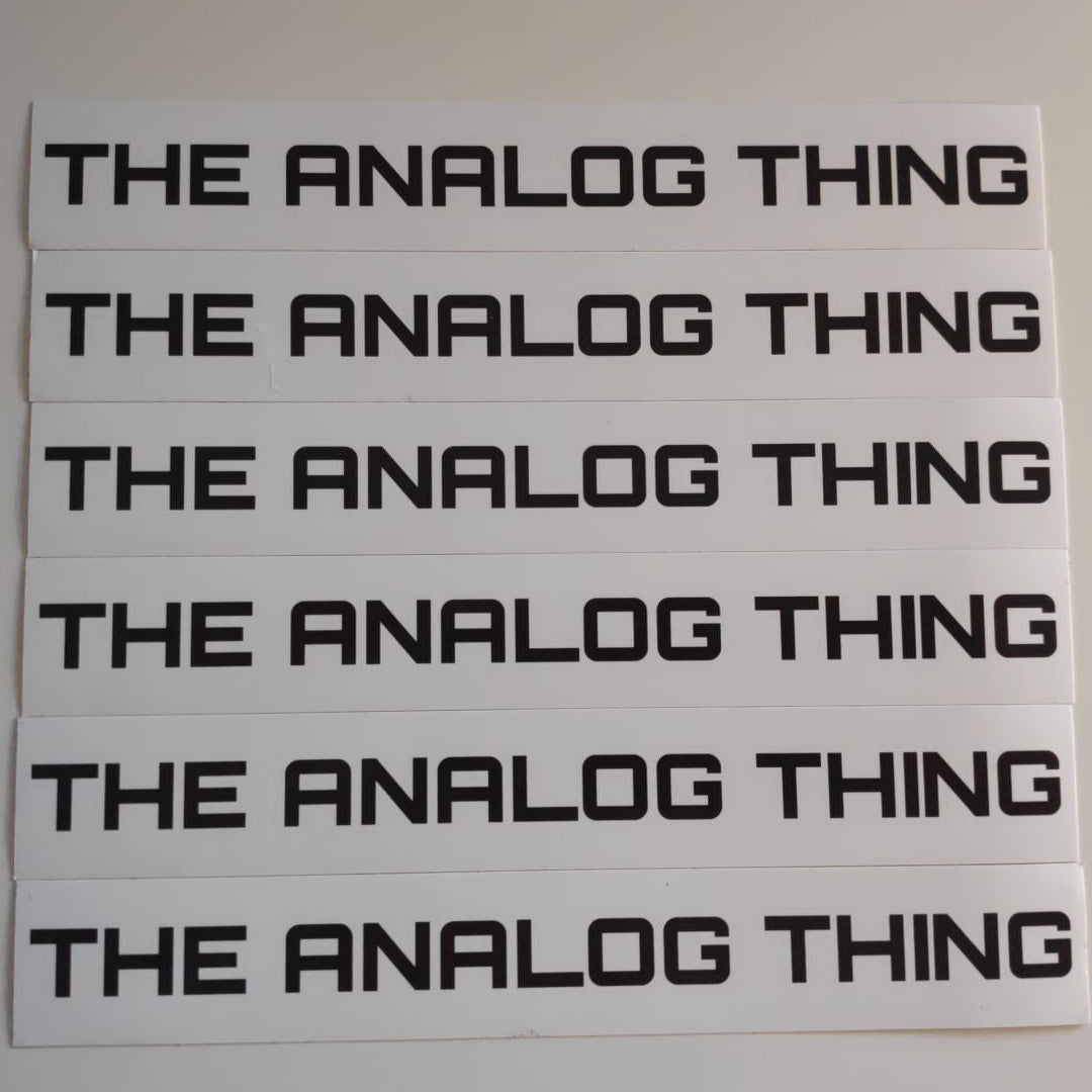 The Analog Thing logo sticker